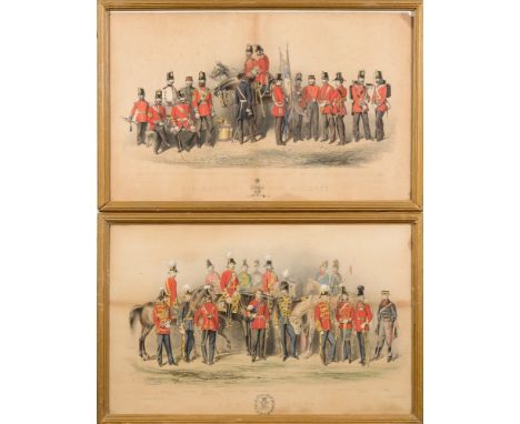 Michael & N Hanhart after W. Sharpe - 
Her Majesty's 100th Foot Regiment [The Prince of Wales Leinster Regiment]: a coloured 