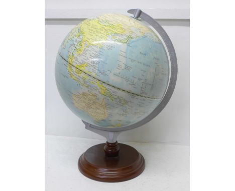 A terrestial globe 