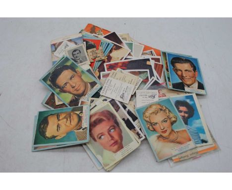 A collection of vintage tea cards to include Jibco