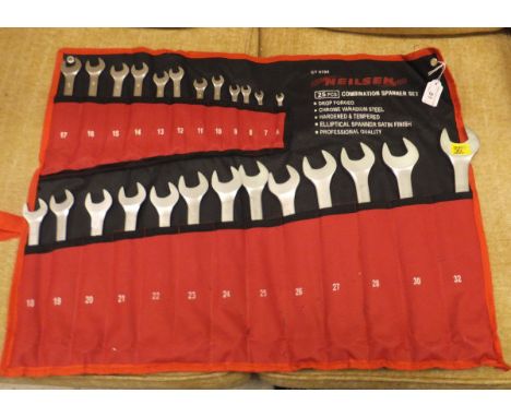 A Neilson 25-piece combination spanner set*
