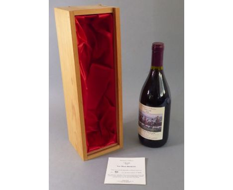 A limited edition (45 of 1,000)&nbsp;cased bottle of red wine from the Cheltenham Collection celebrating the winner of the&nb