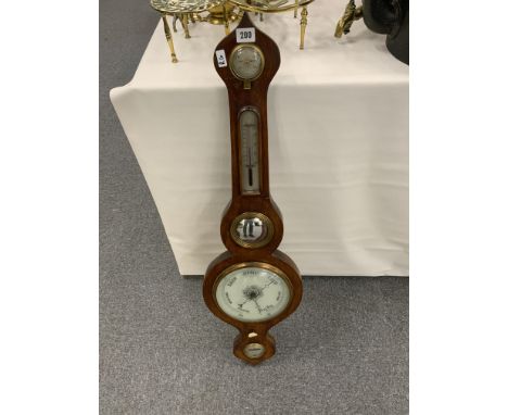 LATE 19CENTUR BANJO BAROMETER