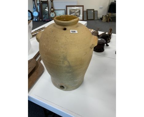 VICTORIAN TERRACOTTA WATER FLASK