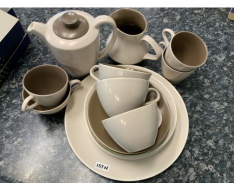 VINTAGE POOLE POTTERY PART TEA SET