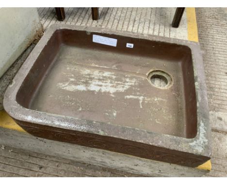 SALT GLAZED TERRACOTA SINK