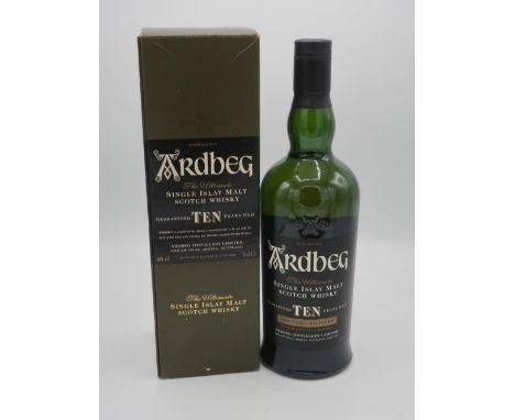 Ardbeg The Ultimate Single Islay Malt Scotch Whisky, Guaranteed Ten Years Old, 46%vol 70cl, in carton, 1btl, 