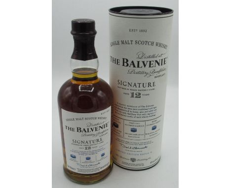 The Balvenie Signature Single Malt Scotch Whisky aged 12 years, matured in three distinct casks, ltd.ed batch 3, 40%vol 70cl,