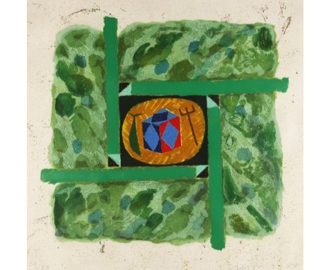 Joe Tilson (b.1928) Liknon of Poseidon, 1989 26/35, signed, numbered and dated in pencil  silkscreen 98cm x 100cm.
