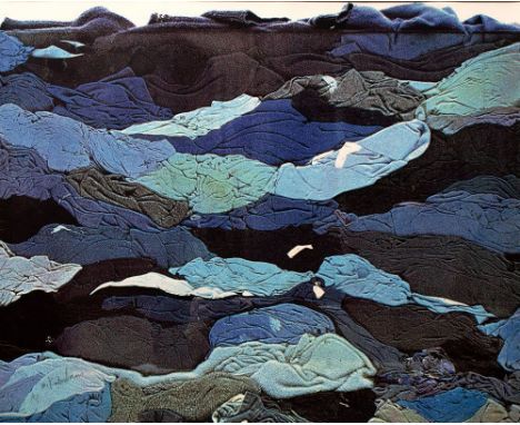 Menashe Kadishman (1932-2015) 'Cloths 2', 1973-4 artist's proof, signed in pencil silkscreen 63cm x 77cm.