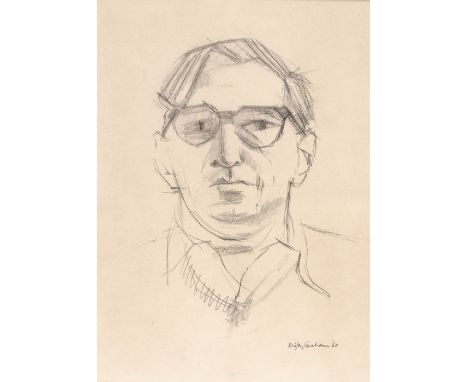 Rigby Graham (1931-2015) Portrait of Tony Savage, 1960 signed and dated (lower right) pencils 28cm x 19cm.