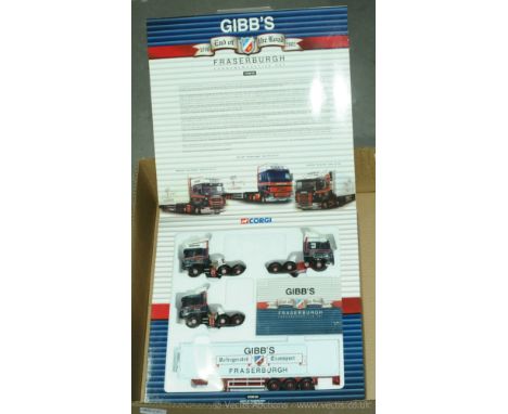 Corgi a boxed CC99125 1/50th scale Set "Gib's-Fraserburgh Commemorative Set 1896 to 2002 End of the Road" which includes W766