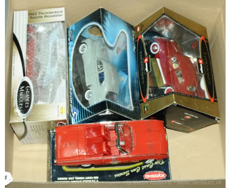 Solido, Kyosho, ERTL &amp; Bburago a boxed group to include Solido Peugeot 203-1954, Bburago Volkswagen Kafer-Beetle 1955 &am