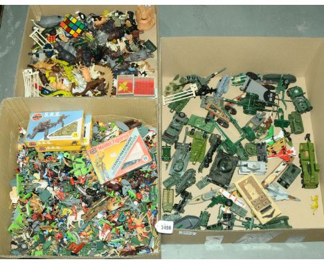 Britains, Corgi, Matchbox, Dinky, Airfix &amp; similar - a Military &amp; other lot comprising of a large quantity of diecast