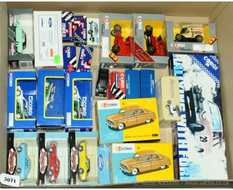 Corgi a boxed Ford related group to include 3x TY91099 Ford Focus Eddie Stobart Rally, 2x AN01101 Brown Ford Consul Saloon, A