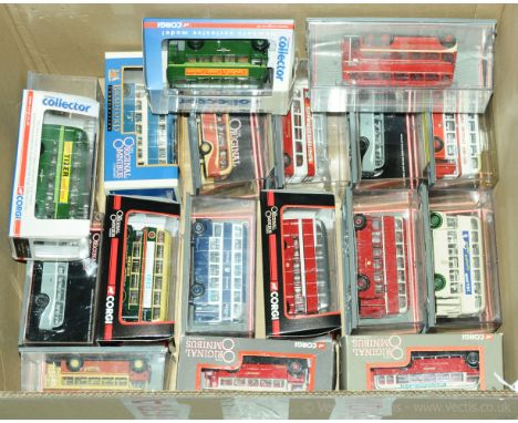 Corgi Original Omnibus - a boxed 1/76 Scale Bus group to include OM41606 a Crossley DD42 "Leeds City Transport" (Corgi Collec