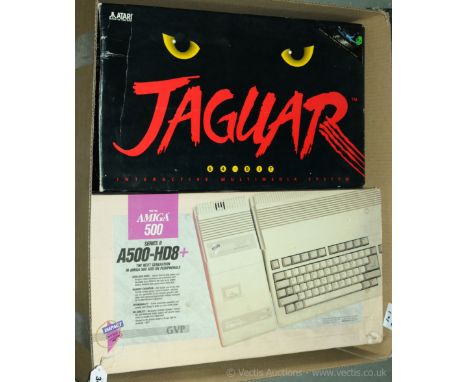 Vintage Gaming - a pair of boxed Vintage Gaming Consoles/Accessory Packs to include an Atari "Jaguar" 64 Bit Interactive Mult