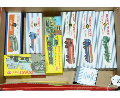 Dinky Toys (Atlas Editions) a boxed Commercial group to include 943 Leyland Octopus Tanker "Esso", 942 a Foden 14-Tonne Tanke