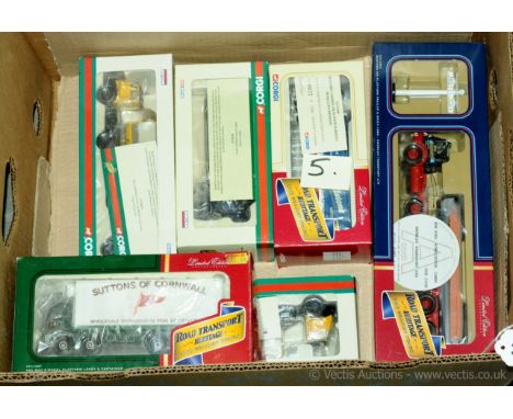 Corgi - a boxed group of 1/50 Scale Commercial Vehicles (Road Transport Heritage Series) to include CC13311 a Morris Platform