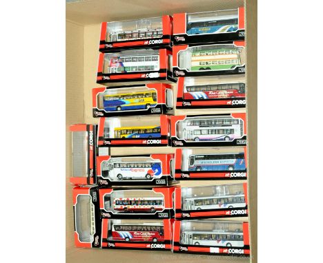 Corgi a boxed The Original Omnibus Company group to include 2x OM46002 Wrightbus Urban Eclipse 'Whitelaws Coaches', 2x OM4590