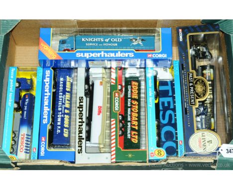 Corgi - a boxed Commercial Articulated Truck/Trailer group which includes a Multi Vehicle Set comprising of a 59564 "Guinness