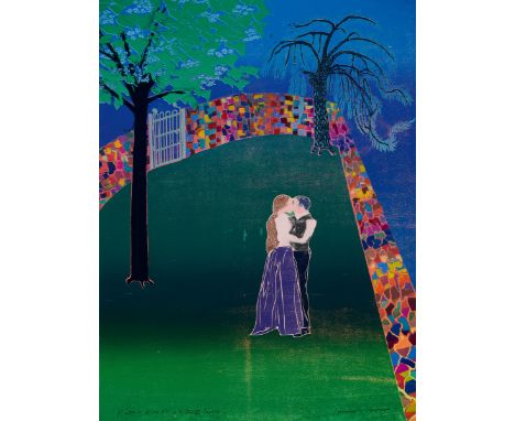 Tom Hammick (b.1963) Kàta's Kiss Signed and inscribed Kàta's Kiss EV AP II/III (Sophie) Hammick (in pencil in margin) Reducti