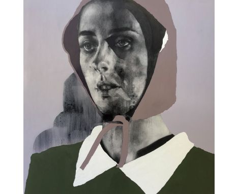 Patrick Morales-Lee (b.1976) Tesselation Signed verso Pencil, acrylic paint and charcoal powder on paper 40cm x 40cm (50cm x 