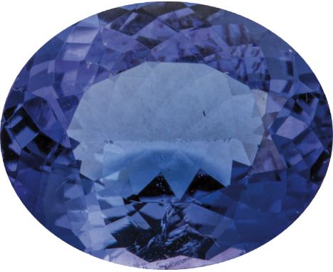 Ungefasster Tansanit Oval facettierter, blauer Tansanit 3,690 ct. 11x9 mm.&nbsp;Bitte beachten Sie, dass dieses Objekt regelb