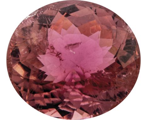 Rosaroter Turmalin Antik-oval facettierter, ungefasster Turmalin 6,260 ct. 12 x 10,8 mm.&nbsp;Bitte beachten Sie, dass dieses