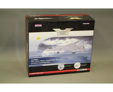 CORGI AVIATION ARCHIVE LIMITED EDITION DIE-CAST MODEL, AA 38602, BAC TSR-2, IMPERIAL WAR MUSEUM.
