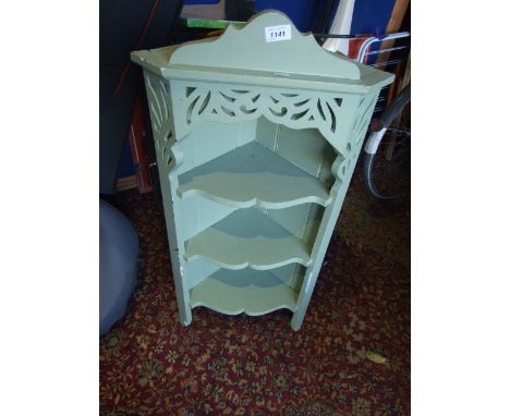 PAINTED PINE CORNER WALL SHELF
