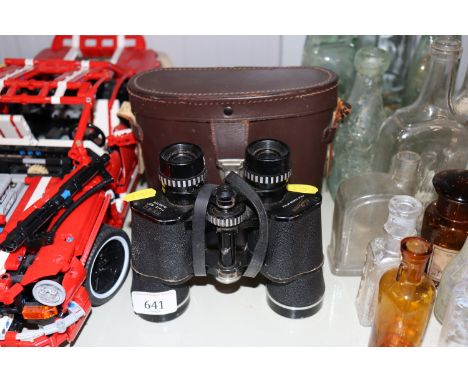 A pair of Wilkinson 8 x 40 Field binoculars and case
