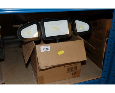 An outside light with sensor, lacking lead