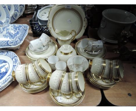 A part tea service by Grosvenor China