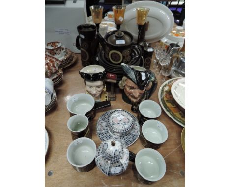A Denby tea and coffee service and similar ceramics