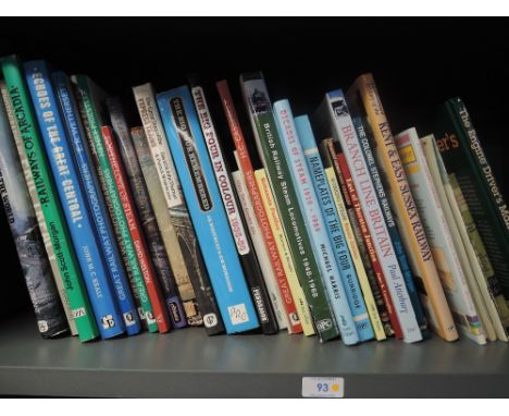 A shelf of Railway related volumes, Central, Kent, Sussex and similar