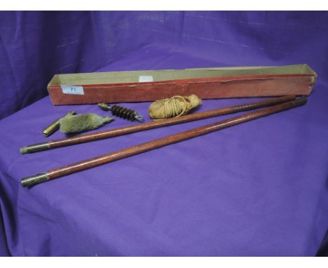 A vintage shot or similar gun cleaning brush set