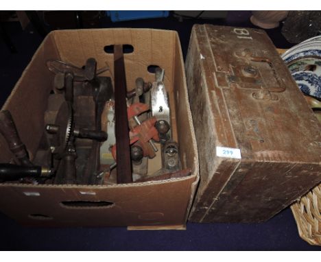 A good selection of wood working tools including Jack Planes