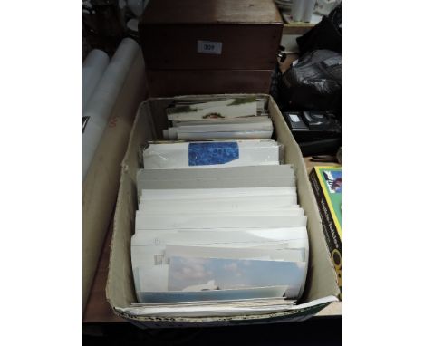 A collection of vintage aircraft photos etc