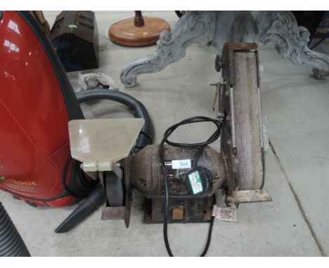 A bench grinder/belt sander