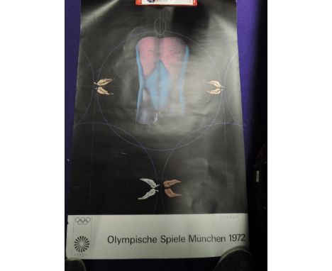 A poster print, Munich Olympic related (1972)