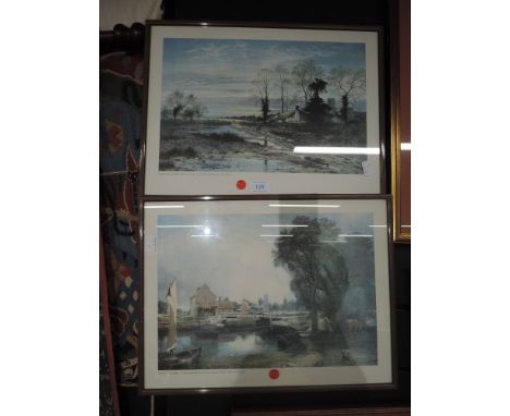 A print after John Constable and similar