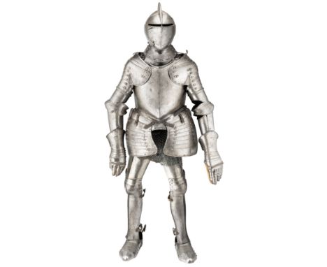 ‡ A COMPOSITE CAP-A-PIE FIELD ARMOUR, THE HELMET CIRCA 1580, POSSIBLY FRENCH, THE REMAINDER COMPREHENSIVELY LATE 16TH CENTURY