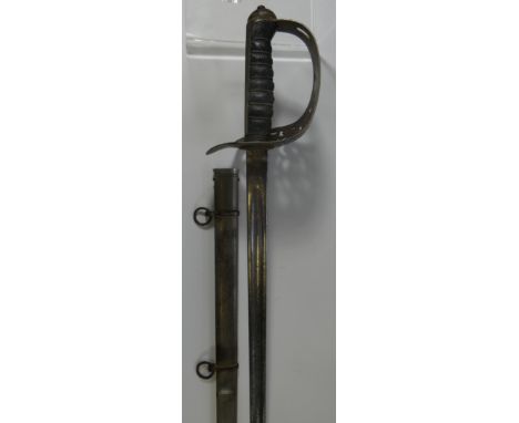 A VICTORIAN 1895 PATTERN INFANTRY SWORD RETAILED BY HENRY WILKINSON, PALL MALL, LONDON, NO. 34671 FOR 1896, of regulation typ