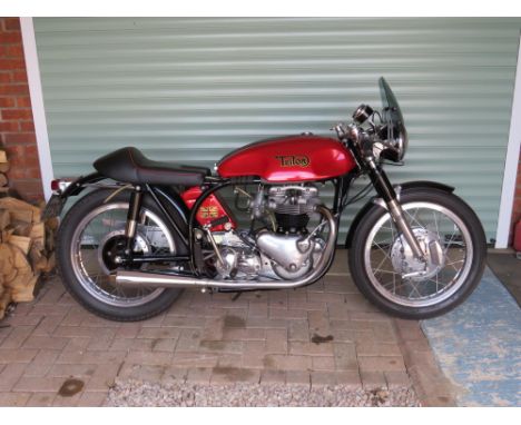 The classic 'Café Racer' with a Norton frame and Triumph engine.Registered in the UK in 1964 as a Norton DominatorConverted i