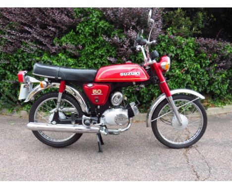 Recently restored AP50, a fantastic addition to any serious Suzuki Collection.Suzuki's learner legal 49cc moped sold in the U
