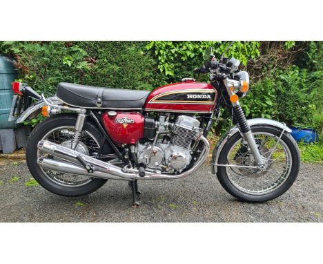 A time-warp condition CB750, UK-registered from new and only 4,300 miles.The seventh incarnation of the SOHC in-line, four-cy