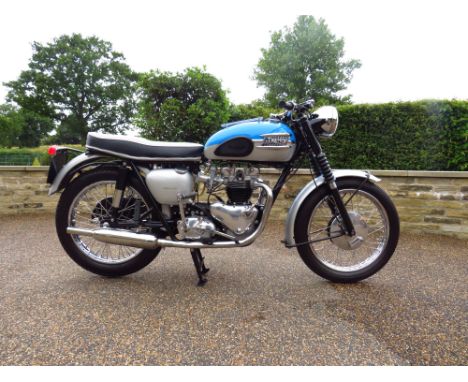 UK market model and restored to a good standard.2nd year of production example T120 "pre-unit" modelDispatched from Meriden t