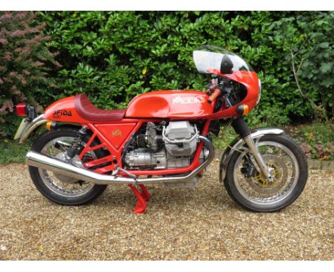 Moto Guzzi-inspired Magni Sfida 1000, one of only two examples in the UK.Having left the MV Agusta factory, Arturo Magni bega