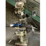 Acer Mdl. EVS-3VS-4 Vertical Mill, w/ DRO, Power Feed Table, Power Draw Bar,