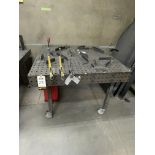 Welding Table 30″ x 60″ with Clamps and Contents